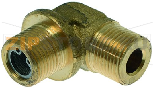 Г-ОБРАЗНЫЙ ФИТИНГ Ø 3/8"M-3/8"M С ФИЛЬТРОМ 
