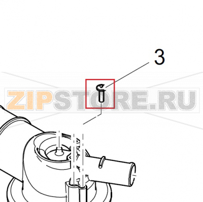 PT-Schraube mit Bund; KB 30X10 Winterhalter UC-M PT-Schraube mit Bund; KB 30X10 Winterhalter UC-MЗапчасть на деталировке под номером: 3Название запчасти на немецком языке: PT-Schraube mit Bund; KB 30X10 Winterhalter UC-M