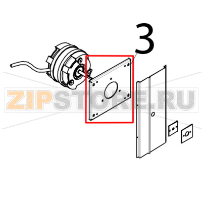 Supporto motore ad inversione di marcia Tecnoeka KF 1010 EV UD Supporto motore ad inversione di marcia Tecnoeka KF 1010 EV UDЗапчасть на деталировке под номером: 3