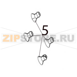 Base, suction pad Hurakan HKN-TRGM Base, suction pad Hurakan HKN-TRGMЗапчасть на деталировке под номером: 5