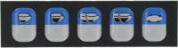 PUSH-BUTTON PANEL MEMBRANE 5 BUTTONS