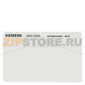 Метка MDS D400 для RF200/ RF300/ MOBY D -25 до +60  C (ISO 15693 ),  85 X 54 X 0.8 мм. Мин заказ  50шт Siemens 6GT2600-4AD00 