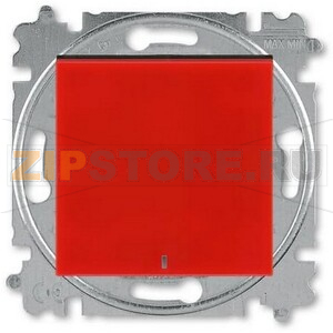 Переключатель одноклавишный с ориентировочной подсветкой, красный ABB 2CHH590646A6065 