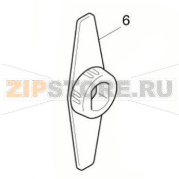 Фиксирующая пластина шпинделя TSC TDP-245  Фиксирующая пластина шпинделя для принтера TSC TDP-245 Запчасть на сборочном чертеже под номером: 6Количество запчастей в комплекте: 2Название запчасти TSC на английском языке: FIXED TAB