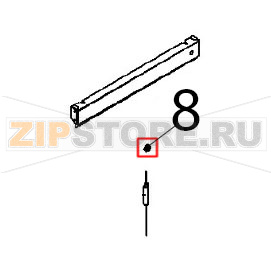 Boccola sonda cuore Angelo Po FX201G3 Boccola sonda cuore Angelo Po FX201G3Запчасть на деталировке под номером: 8