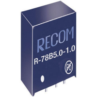Преобразователь DC/DC, печатный монтаж, 3.3 В/DC, 1 A, 3.3 Вт Recom R-78B3.3-1.0
