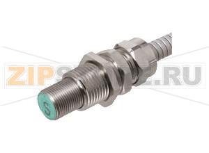 Индуктивный датчик Inductive sensor NJ2-11-SN-G-Y295241 Pepperl+Fuchs General specificationsRated operating distance2 mmInstallationflushAssured operating distance0 ... 1.62 mmReduction factor rAl 0.4Reduction factor rCu 0.3Reduction factor r304 0.85Output type2-wireNominal ratingsNominal voltage8.2 V (Ri approx. 1 k&Omega)Switching frequency0 ... 3000 HzSuitable for 2:1 technologyyes , with reverse polarity protection diodeCurrent consumptionMeasuring plate not detected&ge 3 mAMeasuring plate detected&le 1 mAFunctional safety related parametersMTTFd10660 aMission Time (TM)20 aDiagnostic Coverage (DC)0 %Compliance with standards and directivesStandard conformityNAMUREN 60947-5-6:2000 IEC 60947-5-6:1999Approvals and certificatesCCC approvalCCC approval / marking not required for products rated &le36 VAmbient conditionsAmbient temperature-40 ... 100 °C (-40 ... 212 °F)Mechanical specificationsConnection typecable silicone , 2 m Protective hose L = 25 cmConnection assemblyProtective hose stainless steel 1.4301 / AISI 304 screwed connection MS58 nickel-platedCore cross-section0.34 mm2Housing materialStainless steel 1.4305 / AISI 303Sensing faceValox (PBT)