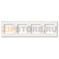 Рамка четырехместная, жемчуг/ледяной ABB 2CHH015040A6068