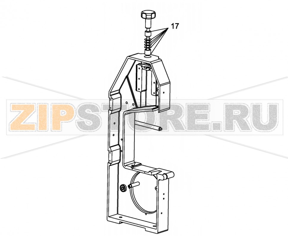 Пружина Fimar SE/1550 Пружина&nbsp;для ленточной пилы для мяса&nbsp;Fimar SE/1550Запчасть на&nbsp;деталировке&nbsp;под номером: 17Количество запчастей в комплекте: 1