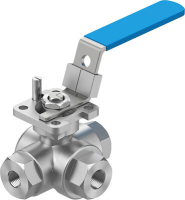 Кран шаровой Festo VZBE-1/4-T-63-F-3L-F04-M-V15V15