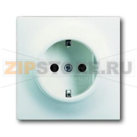 Розетка 16 А, 250 В, белый бархат ABB 2CKA002013A5335