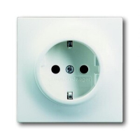 Розетка 16 А, 250 В, белый бархат ABB 2CKA002013A5335