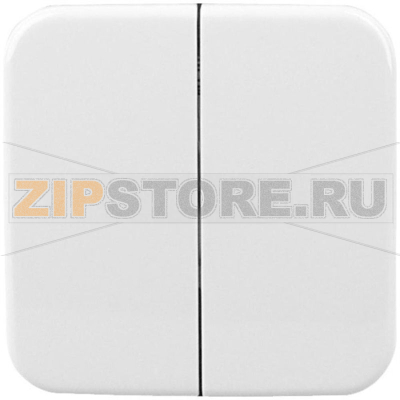 Выключатель беспроводной, двойной, белый Kopp 826002006 