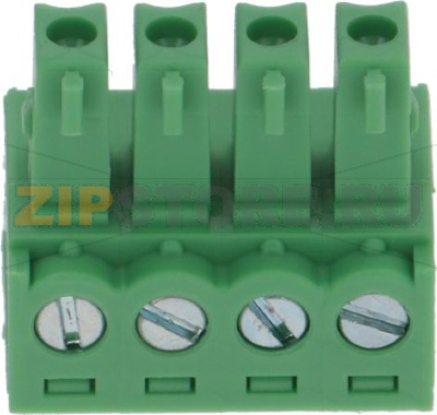 TERMINAL BLOCK 4-POLES PITCH 3.81 