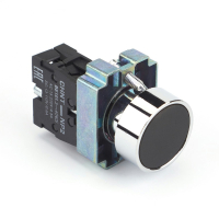 Кнопка управления, IP40, без подсветки, черная Chint NP2-BA21