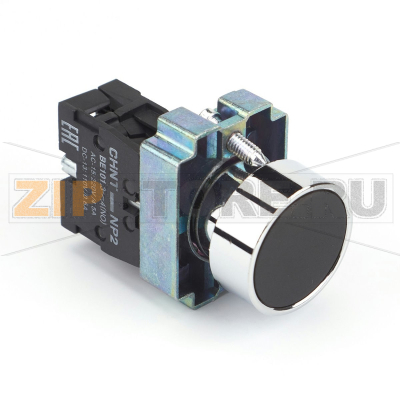 Кнопка управления, IP40, без подсветки, черная Chint NP2-BA21 