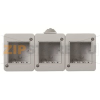 Коробка для открытой установки на 6 модулей, IP40 ABB 2CLA329310N1101