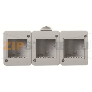 Коробка для открытой установки на 6 модулей, IP40 ABB 2CLA329310N1101 