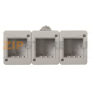 Коробка для открытой установки на 6 модулей, IP40 ABB 2CLA329310N1101 