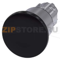 АКТУАТОР ГРИБОВИДНОЙ КНОПКИ, 22MM, КРУГЛ., ГЛЯНЦЕВЫЙ МЕТАЛЛ, КНОПКА ЧЁРНАЯ, 40MM, 3 КОММУТАЦИОННЫХ ПОЛОЖЕНИЯ:, AFTER PRESSING IN RESET TO CENTER POSITION, AFTER PULLING OUT THE BUTTON RESET TO CENTER POSITION, С ГРАВИРОВКОЙ ЛАЗЕРОМ, НАЧАЛО С ТРОКИ - ВЕРХН