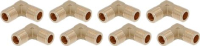 KIT RACCORDO L 1/4 M M CILINDRICO 8 Pz