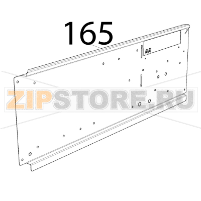 Components holder Unox XVC 205E Components holder Unox XVC 205EЗапчасть на деталировке под номером: 165