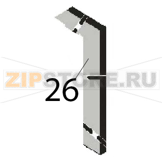 Isolation panel RH Angelo Po FM1011E2 Isolation panel RH Angelo Po FM1011E2Запчасть на деталировке под номером: 26