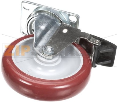 SWIVEL CASTER W/BRAKE 5- CB 