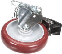 SWIVEL CASTER W/BRAKE 5- CB