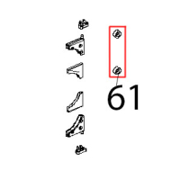 Calamita D=22.9 mm, per microporta Unox XVC 504