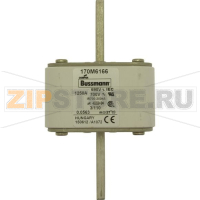 Предохранитель, 1250 A, AC 690 В, 200 кА, 3, 76x90x139 мм, aR, DIN, IEC Eaton FUSE 1250A 690V 3