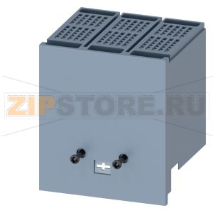 terminal cover extended 3-pole 1 unit accessory for: 3VA4/5 125 Siemens 3VA9131-0WF30 