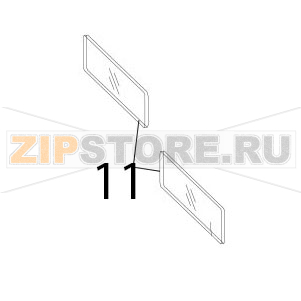 Cristallo porta Zanolli Citizen PW 9+9/MC Cristallo porta Zanolli Citizen PW 9+9/MCЗапчасть на деталировке под номером: 11