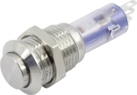 Кнопка 48 В, 2 A, 1 x вкл/выкл, с фиксацией, 1 шт TRU Components LAS4GQH-11Z/S