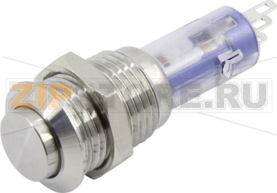 Кнопка 48 В, 2 A, 1 x вкл/выкл, с фиксацией, 1 шт TRU Components LAS4GQH-11Z/S 
