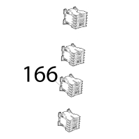 Minicontattore quadripolare 20 A Unox XVC 1005EP
