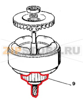 Rotor Einheit Scotsman AF 80    Rotor Einheit&nbsp;Scotsman AF 80Запчасть на сборочном чертеже под номером: 9Название запчасти Scotsman на немецком&nbsp;языке: Rotor Einheit&nbsp;Scotsman AF 80