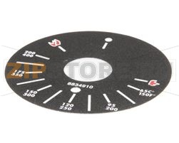 DECAL; DIAL PLATE THERMOSTATIC GRIDDLE 