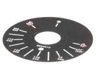 DECAL; DIAL PLATE THERMOSTATIC GRIDDLE