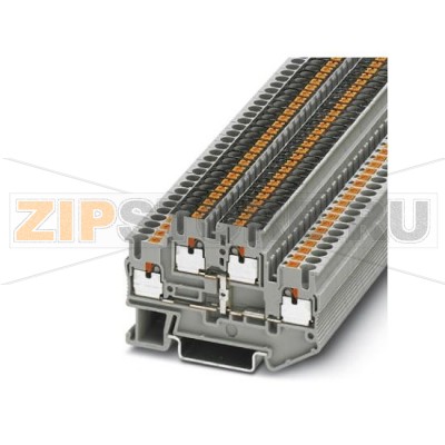 Двухъярусные клеммы Phoenix Contact PITTB 2,5-PV Сечение:  0,14 мм² - 4 мм², AWG: 26 - 12, Тип подключения: Зажимы Push-in, Ширина: 5,2 мм, Цвет: cерый, Тип монтажа: NS 35/7,5, NS 35/15.Минимальный заказ: 50 шт.Упаковка: 50 шт.