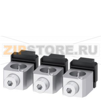 WIRE CONNECTOR CU WITH CONTROL WIRE TAP 3 PCS. ACCESSORY FOR: 3VA5/6 400/600 Siemens 3VA9373-0JK13