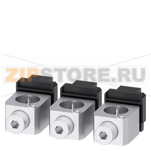 WIRE CONNECTOR CU WITH CONTROL WIRE TAP 3 PCS. ACCESSORY FOR: 3VA5/6 400/600 Siemens 3VA9373-0JK13 