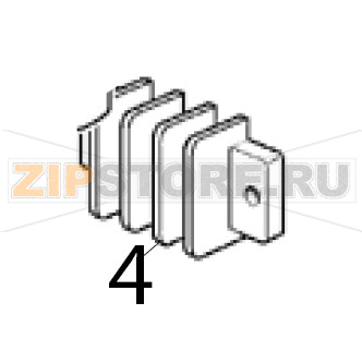 Terminal board Scotsman AC 86 Terminal board Scotsman AC 86Запчасть на деталировке под номером: 4