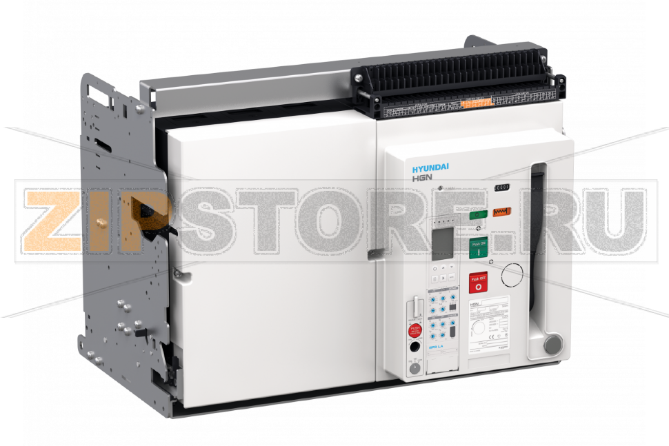 Выключатель воздушный 5000 А, 4 полюса, 100 кА Hyundai Electric HGN50C4CM0C0S054SABAEAGAKAMAWAXB6BARU 