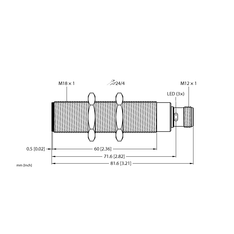 Датчик емкостный Turck SL5-M18-AP4X-H1141/S400A 