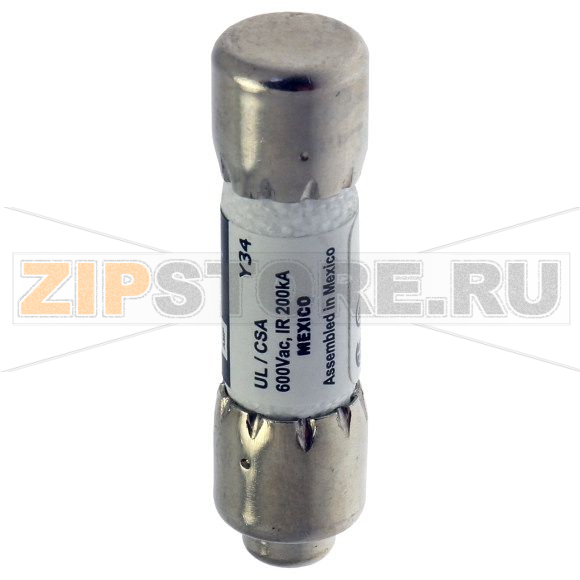 Предохранитель, 0.2 A, AC 600 В, 200 кА, 10x38 мм, CC, UL, быстродействующий Eaton LIMITRON FAST 