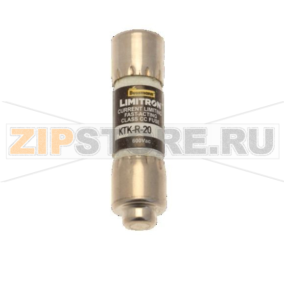 Предохранитель, 0.2 A, AC 600 В, 200 кА, 10x38 мм, CC, UL, быстродействующий Eaton LIMITRON FAST 