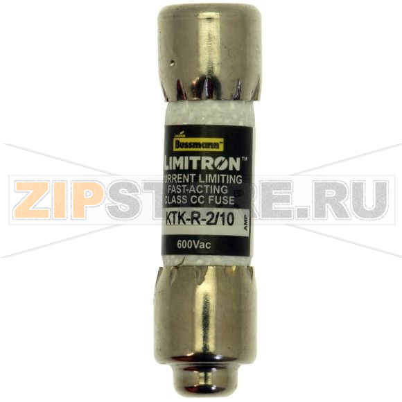 Предохранитель, 0.2 A, AC 600 В, 200 кА, 10x38 мм, CC, UL, быстродействующий Eaton LIMITRON FAST 