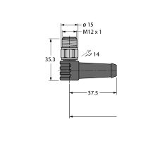Кабель PUR Turck WSSV4.5T-5/TXY3013
