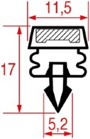 SNAP-IN GASKET 1081 - 1200 mm